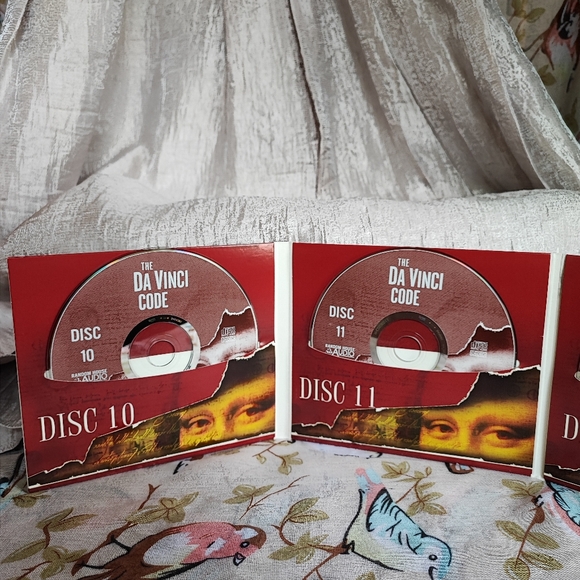 The Da Vinci Code 13 Compact Discs Audiobook Dan Brown Voice Paul Michael EUC - Picture 12 of 14